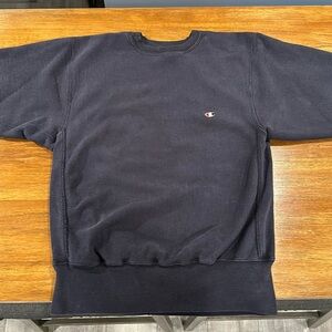 Vintage Champion X-Large Logo Sweatshirt Faded Unisex sweater